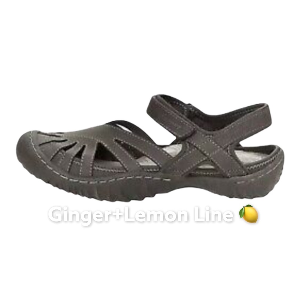 JSport by Jambu Poppy Sandal Grey Size 9